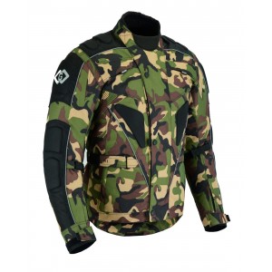Green Camouflage Military Textile Motorbike Jacket Motorcycle Ce Armours