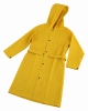Waterproof Pvc Raincoat Unisex Men's Women's Adult Long Rain Jacket Hooded Coat