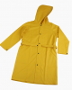 Waterproof Pvc Raincoat Unisex Men's Women's Adult Long Rain Jacket Hooded Coat