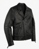 Men Genuine Lambskin Leather Motorcycle Slim Fit Black Biker Jacket