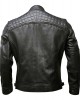 Café Racer Mens Lambskin Motorcycle Genuine Leather Jacket Black Brown Biker - BROWN