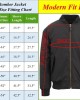 Mens Heavy Weight MA-1 Flight Bomber Jacket Full Zip Outerwear Coat Colors Nwt - Black