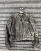 Vintage Men's Distressed Leather Easy Rider Lined Motorcycle Jacket Xl