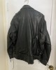 Black Leather Motorcycle Jacket {xl} 44 46
