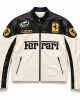 Mens Black Leather Jacket Biker Motorcycle Racing Vintage Zipper