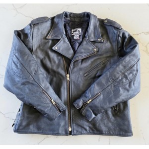 Vintage California Leather Creations Leather Jacket Size 56 Men's Big & Tall