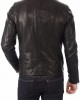 Men Leather Jacket Slim Fit Biker Motorcycle Genuine Lambskin Jacket Black
