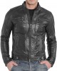 Mens Leather Jacket Slim Fit Biker Motorcycle Genuine Lambskin Jacket