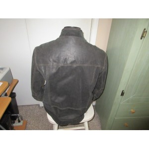 Motorcycle Leather Jacket Mens Size-XL