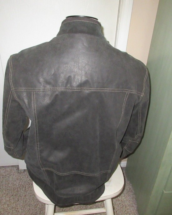 Motorcycle Leather Jacket Mens Size-XL
