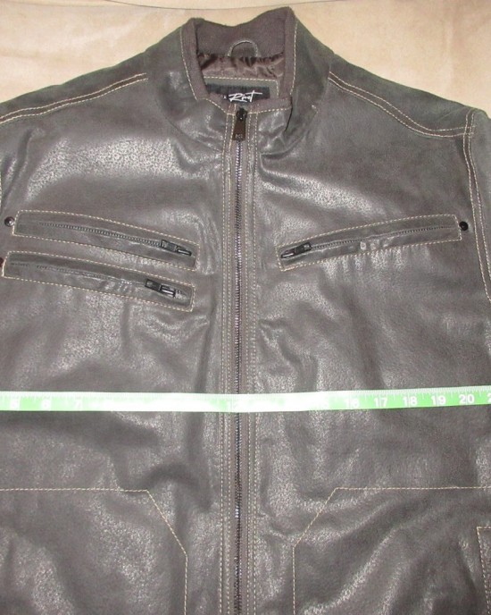 Motorcycle Leather Jacket Mens Size-XL