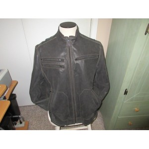 Motorcycle Leather Jacket Mens Size-XL