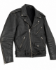 Leather Biker Jacket Vintage Unisex Real Leather Motorcycle Jacket Biker Coat
