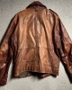 Vintage Men's Leather Classic Distressed Brown Motorcycle Biker Jacket Xl