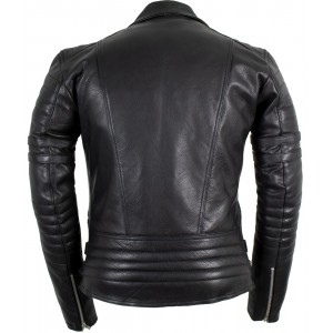 Retro Motorcycle Leather Jacket 80's Old School Rocker Jacket Chopper Mens