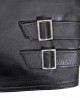Retro Motorcycle Leather Jacket 80's Old School Rocker Jacket Chopper Mens
