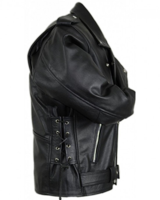 Motorcycle Rocker Leather Jacket Rockabilly Chopper Biker Jacket Club Jacket Biker Jacket