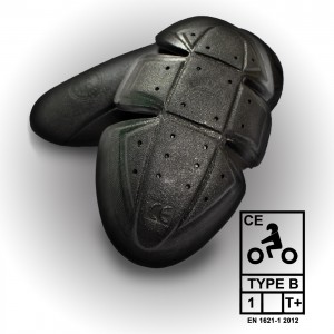 Motorcycle Protectors Set Ce Shoulder Elbow Back Jacket 5 Piece Black