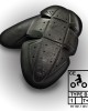 Motorcycle Protectors Set Ce Shoulder Elbow Back Jacket 5 Piece Black