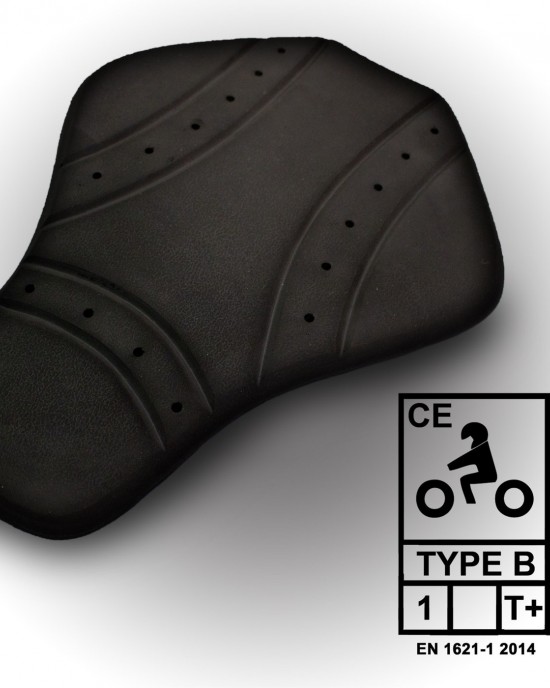 Motorcycle Protectors Set Ce Shoulder Elbow Back Jacket 5 Piece Black