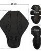 Motorcycle Protectors Set Ce Shoulder Elbow Back Jacket 5 Piece Black