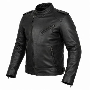 Men Leather Jacket Genuine Lambskin Leather Motorcycle Slim Fit Biker Jacket