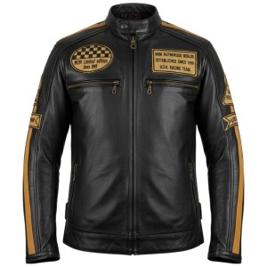 Motorcycle Leather Jacket Antique Retro Style Biker Jacket Motorbike Jacket Chopper Racing