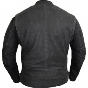 Retro Motorcycle Leather Jacket Motorcycle Jacket Biker Jacket Rocker Jacket Matte Nubuck
