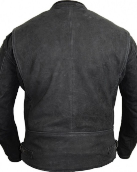 Retro Motorcycle Leather Jacket Motorcycle Jacket Biker Jacket Rocker Jacket Matte Nubuck