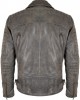 Retro Designer Motorcycle Leather Jacket in Vintage Brown with Protectors Biker Jacket