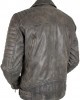 Retro Designer Motorcycle Leather Jacket in Vintage Brown with Protectors Biker Jacket