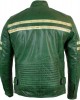 Mens Retro Motorcycle Leather Jacket with Protectors Biker Jacket Motorbike Jacket