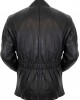 Mens Motorcycle Leather Jacket Long Genuine Cowhide Thick and Soft Leather