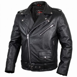 Leather Jacket Rocker Jacket Rocker Punk Motorcycle Jacket Western Highway Rockabilly Bike