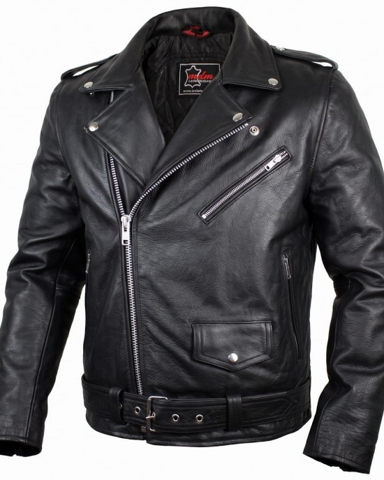 Leather Jacket Rocker Jacket Rocker Punk Motorcycle Jacket Western Highway Rockabilly Bike