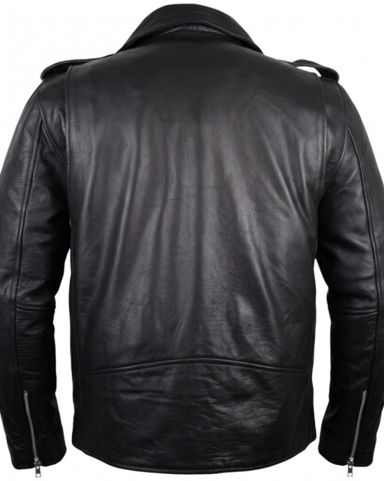 Leather Jacket Rocker Jacket Rocker Punk Motorcycle Jacket Western Highway Rockabilly Bike