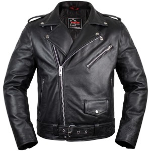 Leather Jacket Rocker Jacket Rocker Punk Motorcycle Jacket Western Highway Rockabilly Bike