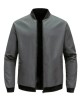 Men's Lightweight Bomber Jacket Full Zip Thin Casual Spring Fall Work Coat - army green