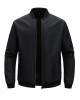 Men's Lightweight Bomber Jacket Full Zip Thin Casual Spring Fall Work Coat - army green