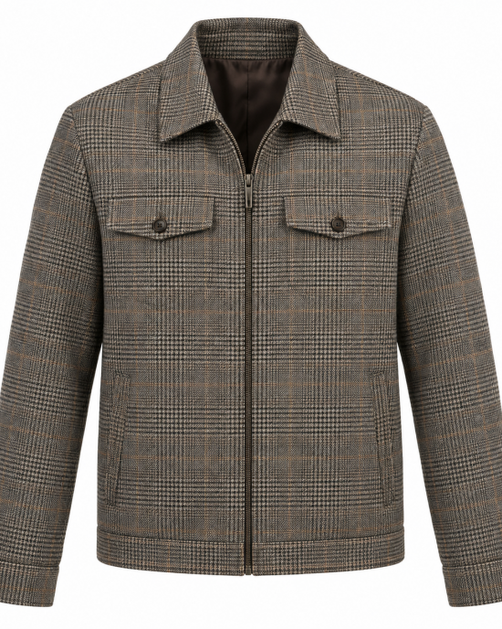 Jospeh Abboud Glen Plaid Ike Jacket Men's Medium