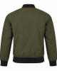 Men's Spring Fall Thin Bomber Jacket Full-Zip Sportswear Lightweight Casual Coat