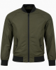 Men's Spring Fall Thin Bomber Jacket Full-Zip Sportswear Lightweight Casual Coat
