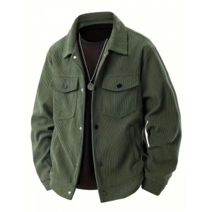 Men's Lightweight Bomber Jacket Spring Fall Thin Casual Coat Full-Work Coats - black