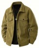 Men's Lightweight Bomber Jacket Spring Fall Thin Casual Coat Full-Work Coats - black