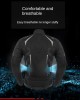 Men's Modular Textile Jacket Waterproof Ce Approved Motorcycle Motorbike Coat - Black