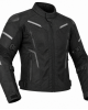 Men's Motorcycle Jacket Cordura Waterproof Riding Ce Approved Protective Gear - BLACK