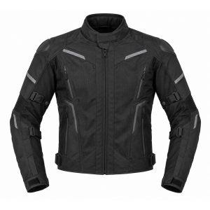 Men's Motorcycle Jacket Cordura Waterproof Riding Ce Approved Protective Gear - BLACK