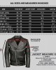 Men Slim Fit Biker Motorcycle Lambskin Leather Black Jacket Coat Outwear Jackets