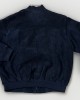 Vintage Leather Limited Jacket Mens L Black Suede Quilted Bomber Full Zip