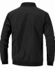 Men's Lightweight Bomber Jacket Spring Fall Thin Casual Coat Full-Zip Work Coats - Black
